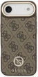Панель Guess 4G Strass Logo & Big Strap Metal Buttons MagSafe для Apple iPhone Air Brown (3666339550967) - зображення 3