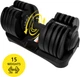 Гантеля з регульованою вагою Cornix 2.5-24 кг XR-0405 Black - зображення 4