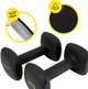 Гантели виниловые Cornix Square 2 x 5 кг XR-0410 Black - изображение 9