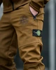 Зимний костюм Stone Island Grot / Цвет: койот / Материал: софтшел утеплен флисом / Розмір M| 4 тр6493 - изображение 8