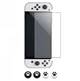 Супер комплект Кейс + soft touch чехол + стекло + 4 накладки для Nintendo Switch OLED Gray - изображение 2