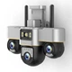 Уличная Wi-Fi камера видеонаблюдения, 15 Мп, 3 объектива, Smart Net Camera - изображение 3