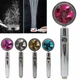 Лейка-насадка для душа 8 см x 26.5 см с вентилятором, функцией повышения давления воды и 360 градусным поворотом - изображение 5
