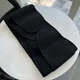 Пояс для спини при фізичних навантаженнях S, M, L, XL на липучках, м'який та зручний для тривалого носіння, чорний - зображення 5