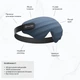 Маска для сна Xiaomi Dreamlight 3s 3D универсальна из дышащего материала синего цвета - изображение 2