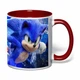 Чашка с печатью "Sonic" (цвет бордовый) (35054) - изображение 1