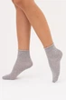 Хлопковые женские носки без резинки Giulia WS2 CLASSIC FREE 36/40 Grey-light melange носки для повседневного ношения - изображение 2
