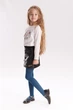 Классические детские колготки Giulia KETTY 40 110/116 Navy peony, колготки для девочек - изображение 3