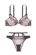 Комплект Very Sexy Чорний з червоним 34B-M - зображення 1