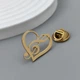Значок (пин) BROCHE брошь бижутерия Музыка Скрипичный ключ золотистый BRGV114508 - изображение 3