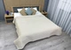 Покрывало велюровое King Size 220х240 см цвет бежевый (85-213) - изображение 3