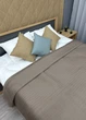 Покривало велюрове Кing Size 220х240 см колір какао (85-212) - зображення 7