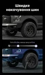 Автокомпрессор Ugreen ET501 150 PSI 10.3 Бар 35 л/мин 12V цифровой дисплей автостоп LED Черный (35573) - изображение 14