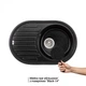Кухонна мийка Lidz 780x500/200 BLM-14 (LIDZBLM14780500200) - зображення 3
