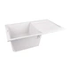 Кухонная мойка Lidz 790x495/230 WHI-01 (LIDZWHI01790495230) - изображение 4