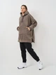 Худи оверсайз женское Olis-Style Купер 46-48 Кофейное (ROZ6501002857) - изображение 3