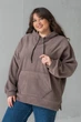 Худи оверсайз женское Olis-Style Купер 46-48 Кофейное (ROZ6501002857) - изображение 6