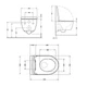 Унитаз подвесной Qtap Swan безободковый с седалием Soft-close QT16335178W - изображение 2