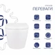 Унитаз подвесной Qtap Swan безободковый с седалием Soft-close QT16335178W - изображение 3