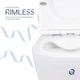 Унитаз подвесной Qtap Swan безободковый с седалием Soft-close QT16335178W - изображение 5