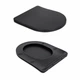 Унитаз подвесной Qtap Robin New Ultra Quiet безободковый с сиденьем Soft-close MATT BLACK QT13332381АSMB - изображение 8