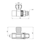 Кран кульовий радіаторний PPR Thermo Alliance 20х1/2" прямий - зображення 2