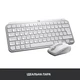 Клавиатура Logitech MX Keys Mini Wireless Illuminated UA Pale Grey (920-010499) - изображение 11