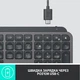 Клавіатура Logitech MX Keys Advanced for Business Wireless Illuminated UA Graphite (920-010251) - изображение 12