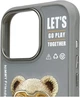 Etui plecki Nimmy Cool&Cute 2.0 Bear do Apple iPhone 16 Pro Grey (6971080319495) - obraz 4