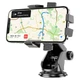 Автомобильный держатель для телефона HOCO CA83 David one-button center console car holder (Black) - изображение 2