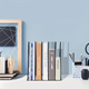 Підставка металева для файлів, книг, журналів, документів. Трикутний тримач на 5 відділів - зображення 2