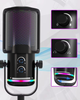 Микрофон M16 игровой для ПК и ноутбука с USB ,шумоподавлением, RGB-подсветкой, кардиоидной диаграммой настольный - изображение 5