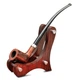 Довга трубка з дерева груші CHURCHWARDEN KAF235 з гравіюванням - зображення 5