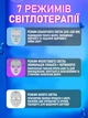Светодиодная LED-маска для фототерапии омоложение лица, 7 цветов, для регенерации кожи лица USB, 24×19 см, белая - изображение 3