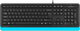 Клавіатура A4Tech FK10 Ukr Blue - зображення 1