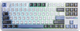Клавиатура беспроводная Aula F87 Gasket Greywood V3 Switch RGB White (6948391208602) - изображение 1