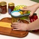 Євро ключ знімач пластмасовий для відкривання та закривання гвинтових кришок твіст (38, 46, 60, 86 мм) Сірий з бірюзовим - зображення 5
