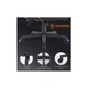 Кресло игровое GamePro GC575FB Fabric Size L Black/Red (GC575FB) - изображение 9