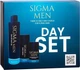 Набір косметики для догляду Sigma Men Day Set Гель для миття тіла та волосся 200 мл + Крем для рук 100 мл + Крем для обличчя 50 мл (5906770232014) - зображення 1