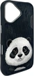 Etui plecki Nimmy Big Eyed Pet 2.0 Panda do Apple iPhone 16 Black (6971080319754) - obraz 3