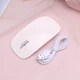 Мини лампа для сушки гель-лаков SUN mini 6w+UV, складная полимеризационная с питанием от USB Белый - изображение 7