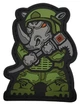 Патч ПХВ на липучці 5.11 Fighting Rhinoceros - зображення 1