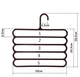 Мини вешалка для хранения и сушки Mini hanger Коричневый - изображение 4