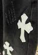 Джинси CHROME HEARTS Black / White Cross Patch 32 - изображение 3