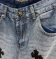 Джинси Chrome Hearts Blue / Black 32 - изображение 4