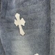 Джинси Chrome Hearts Blue / White 32 - изображение 3