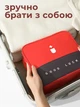 Аптечка органайзер домашняя для лекарств дорожная сумка медицинская VMHouse компактная переносная для хранения бадов контейнер полиэстер красный (0073-0002) - изображение 7