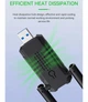 Wi-Fi адаптер AC1200 WiFi5 USB 3.0 5Ггц+2.4Ггц 2 антенны - изображение 3