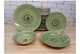 Столовый сервиз OMS TULU фарфор 6 персон 24 шт. Spiral Green Зеленый - изображение 1