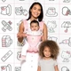 Рюкзак-переноска Ergobaby Omni 360 Baby Carrier All-In-One Cool Air Mesh Pink Hello Kitty з народження - зображення 5